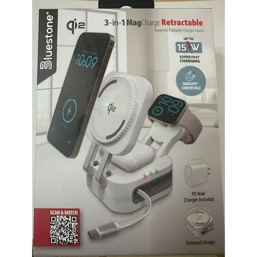 Bluestone 3-in-1 MagCharge Retractable